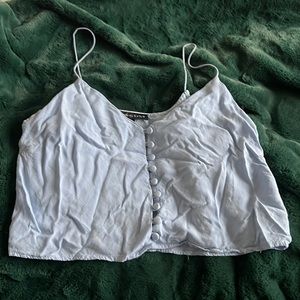 Size S baby blue Kendall and Kylie cropped tank